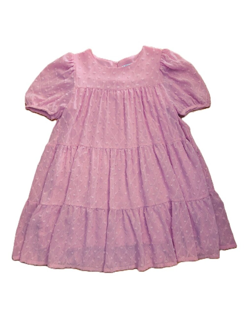 Mayoral Pink Chiffon Dress Girls Size 7 Years